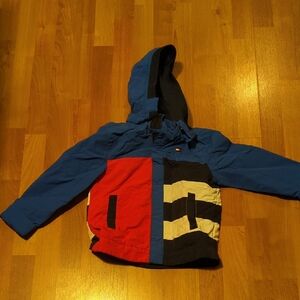 Tommy Hilfiger Kids Raincoat Like New Size 6 7 Adaptable Special Needs Magnetic
